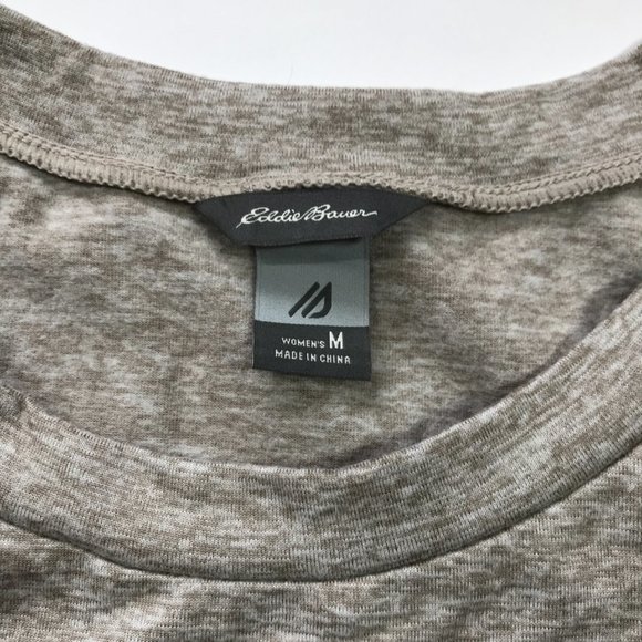 Eddie Bauer Women's sz M Treign Crew Neck Long Sleeve Training Sweat Taupe - Picture 4 of 11